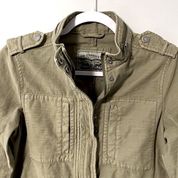 Womens’ Levi’s Cotton Utility Jacket Size PS - Picture 2 of 6